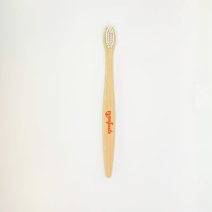 Small medium dog bamboo toothbrush