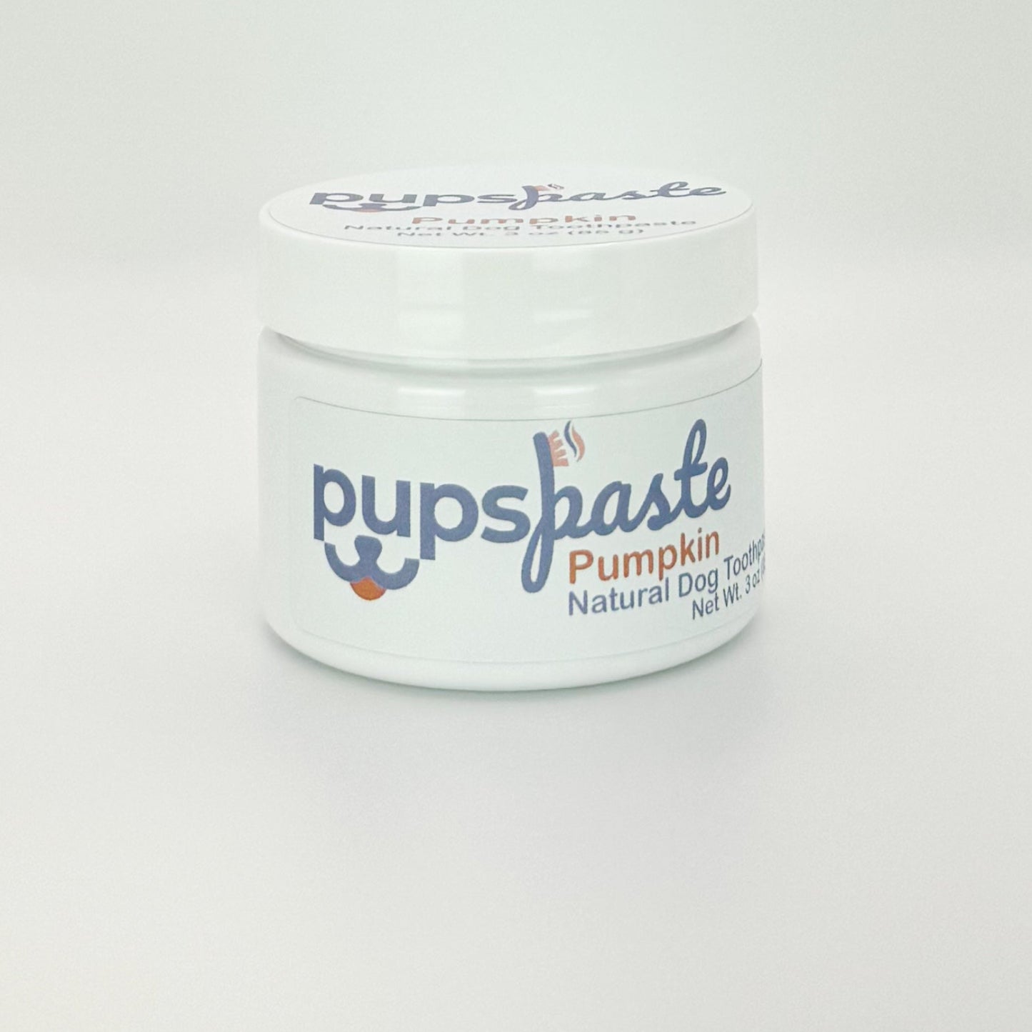 Pumpkin dog toothpaste jar