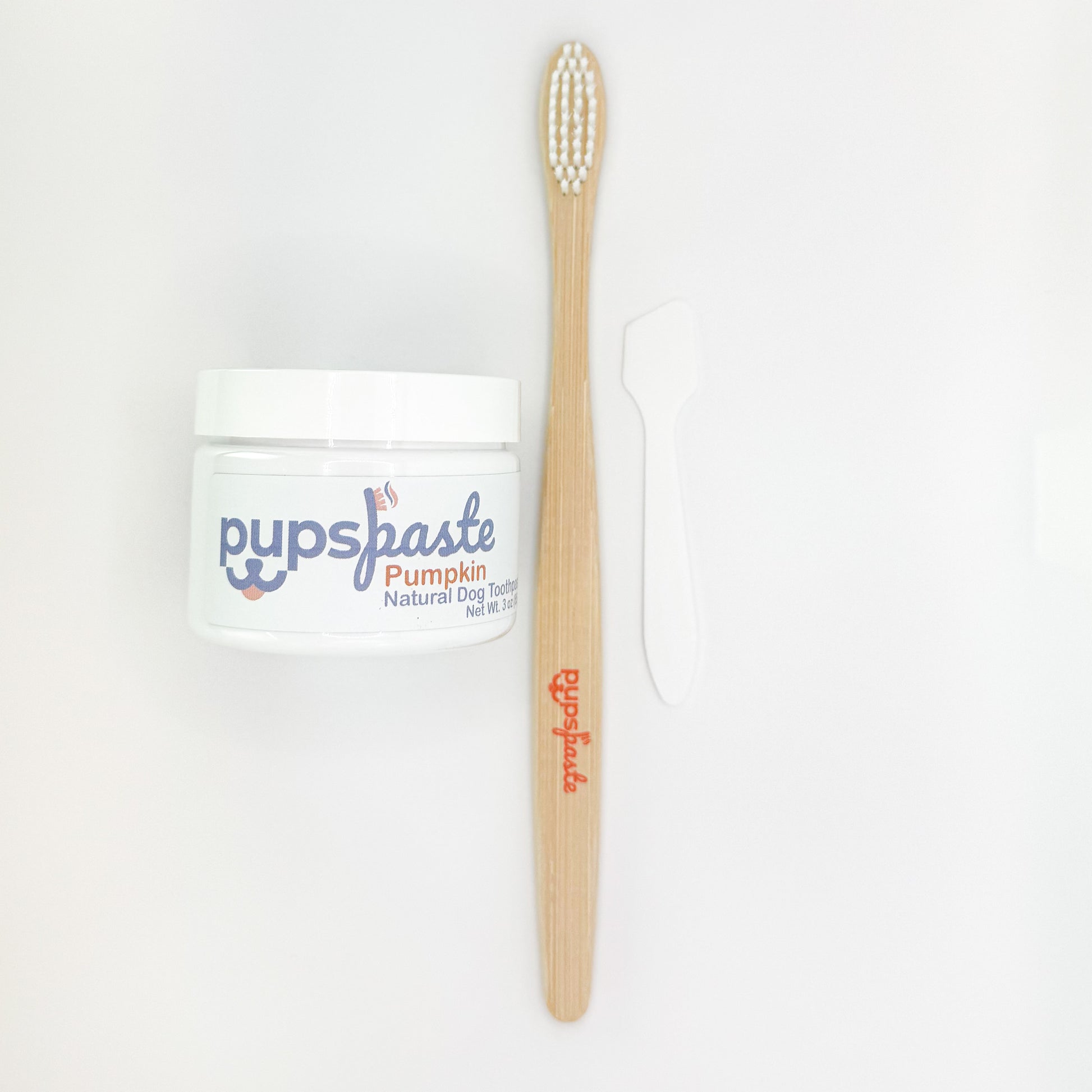 Pumpkin dog toothpaste starter bundle with toothbrush